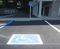 ADA Handicap Parking Painting